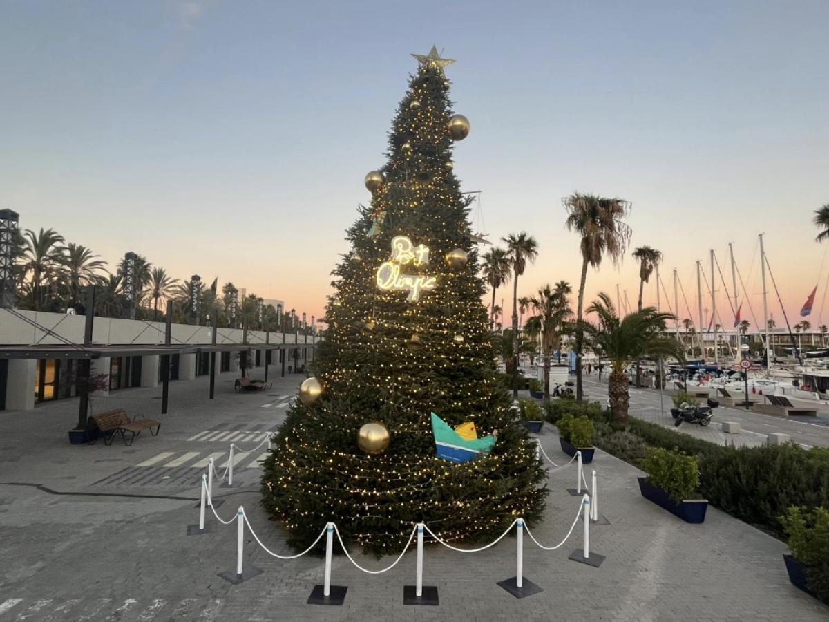Navidad en el Puerto Olímpico de Barcelona 2025