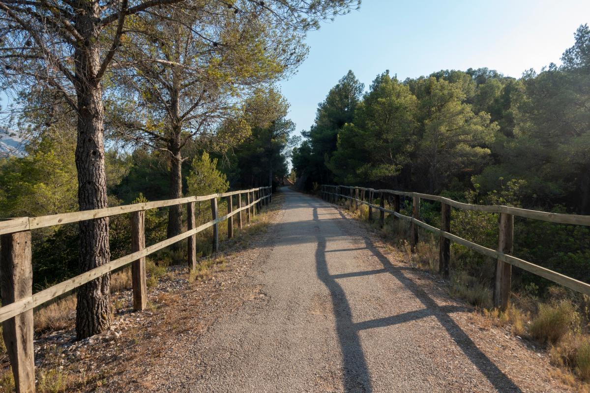 Más de 20 km de vía verde para recorrer en familia