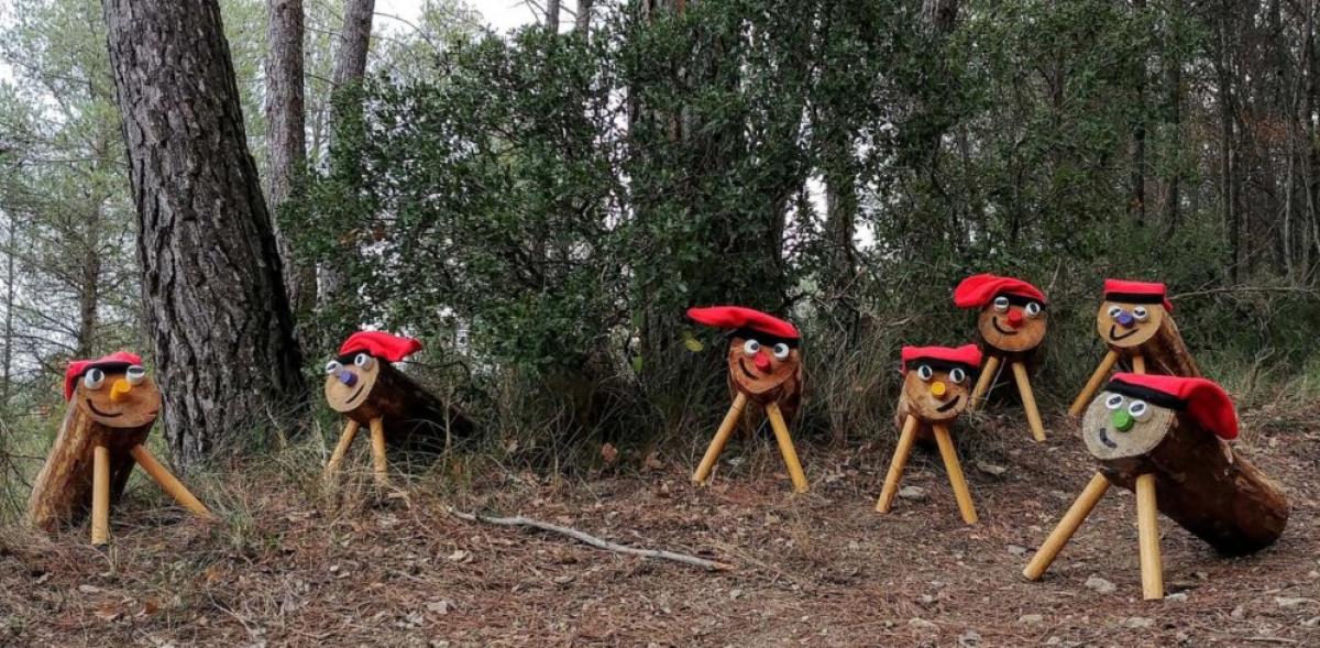 Festa del Tió amb follets al bosc