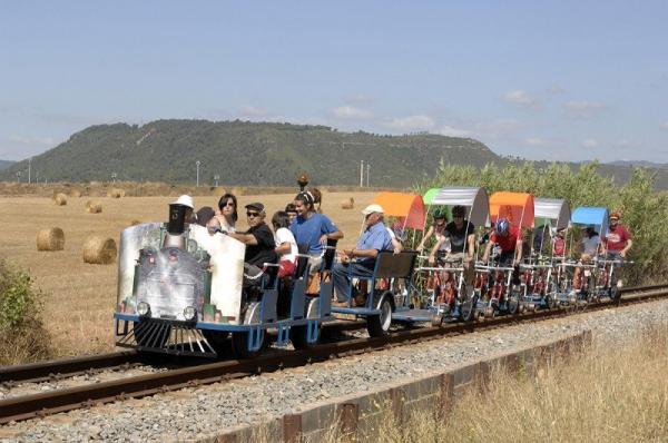 Ecorail del Cardener, en el Bages