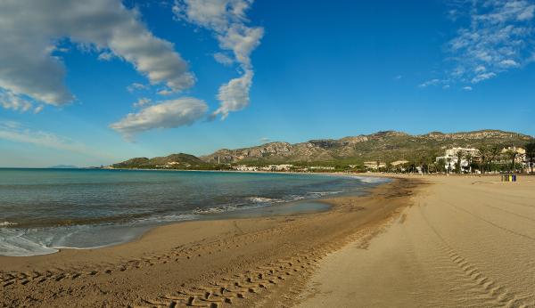 Playa del Arenal, en Hospitalet del Infant