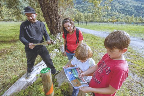 Els secrets i els mapes d'orientació de la Vall de Boí amb nens