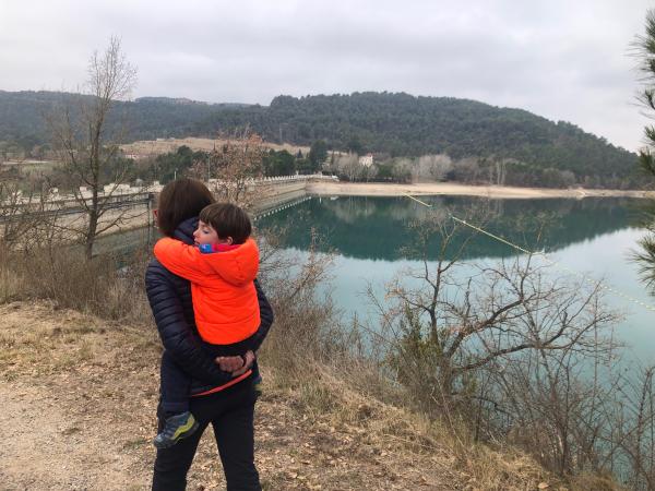 Vuelta por el pantano de Sant Ponç, en Clariana de Cardener