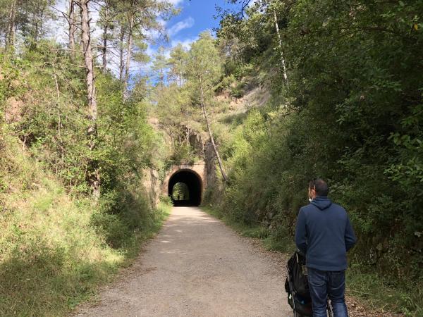La Via Verda del Llobregat a Cercs, una passeig familiar amb túnels i ponts