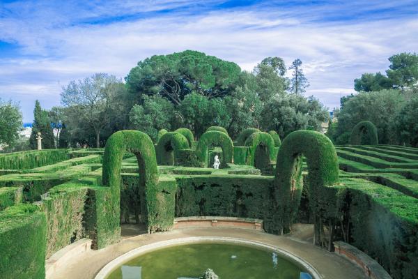 El Parc del Laberint d'Horta amb nens