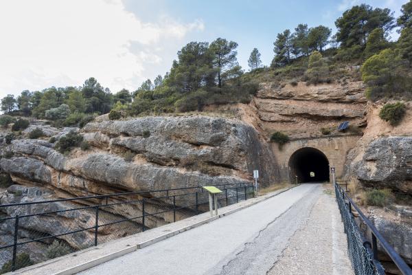 Via Verda des d'Horta de Sant Joan amb nens