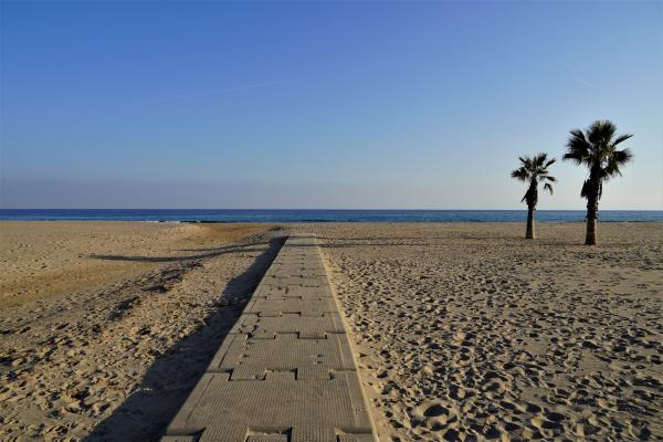 Playa de la Paella, en Torredembarra