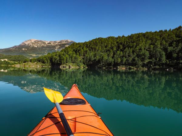 Diversión en familia en el pantano de la Llosa del Cavall