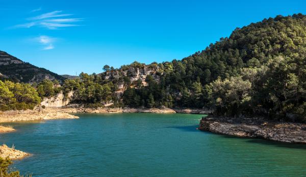 Pantà d'Ulldecona amb nens