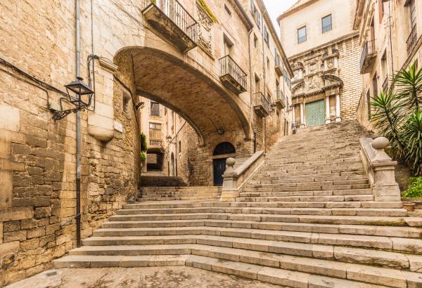 Casco antiguo de Girona Con niños