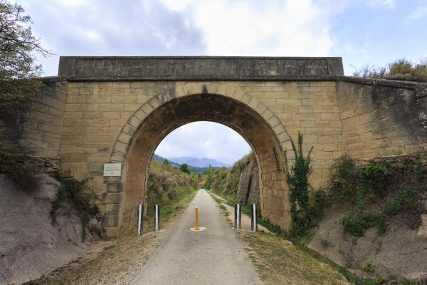 Vía verde por la Terra Alta, llena de túneles