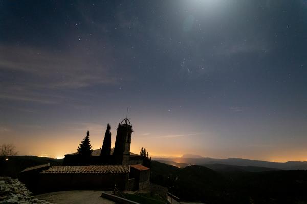 Observatori Astronòmic de Castelltallat amb nens
