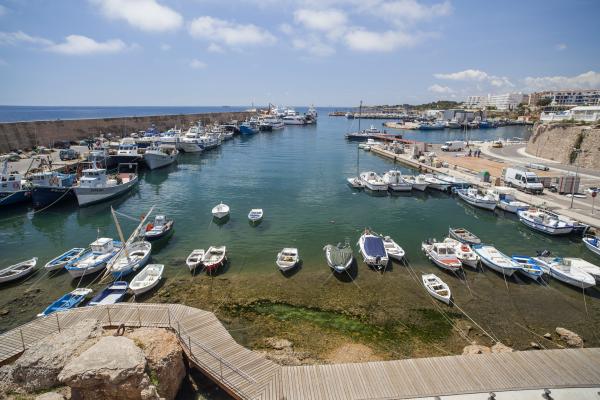 Llegada de los barcos de pesca al puerto