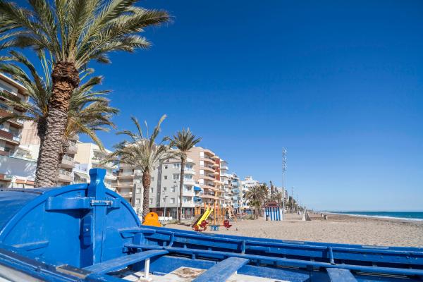 Playa del Biberón, en Calafell