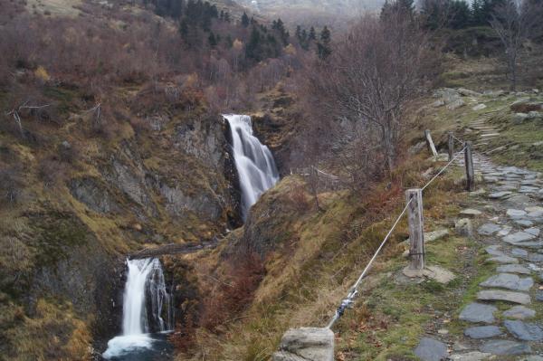 Salto de agua de Saut deth Pish, la cascada más espectacular del Valle de Aran