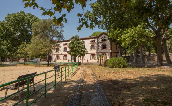 El parc i el trenet de Can Mercader de Cornellà