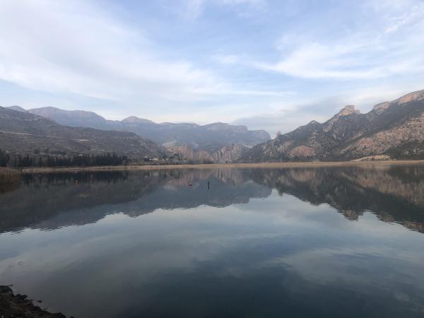 Vuelta por el pantano de San Lorenzo de Montgai Con niños