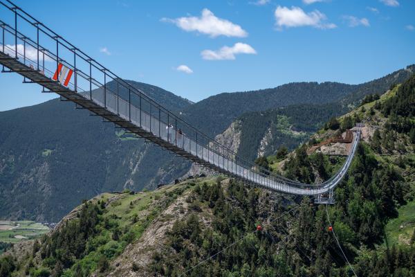 El Puente Tibetano de Andorra, toda una aventura Con niños