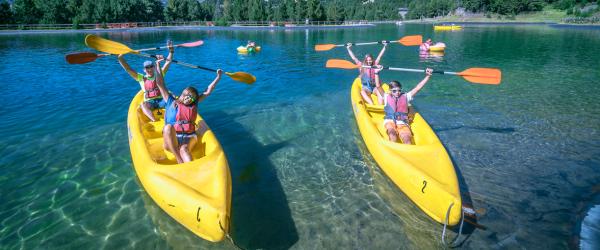 Actividades en el lago y en el bosque