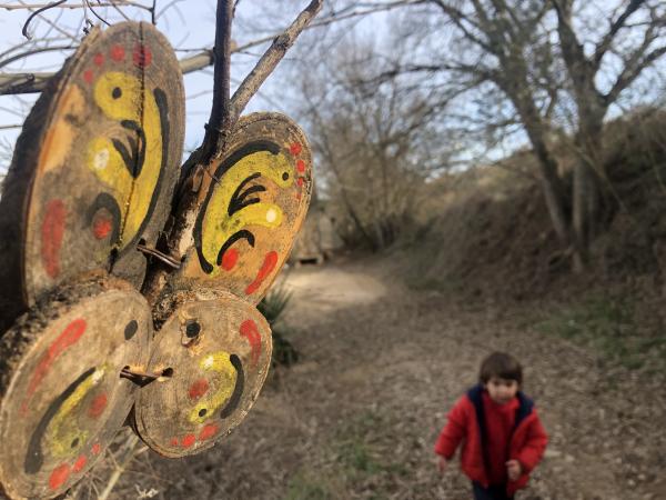 Ruta "Land Art" per Montsonís amb nens