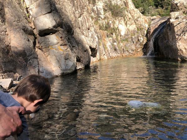 Salto de agua del barranco de Castellfollit | Salto de agua del barranco de Castellfollit. Foto: ESCAPADA AMB NENS