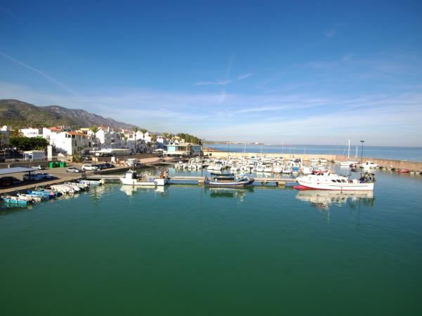 El casco antiguo y las Casas de Alcanar