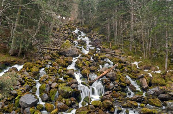 Cascada de Molières Con niños