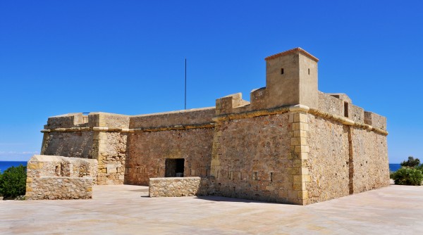 Castell de Sant Jordi amb nens