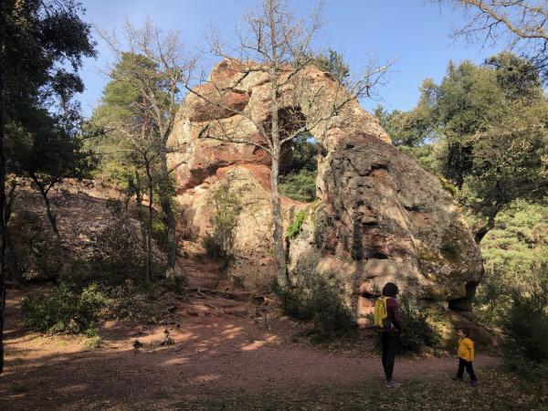 La Roca Foradada de Prades amb nens