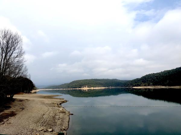 Vuelta por el pantano de Sant Ponç, en Clariana de Cardener