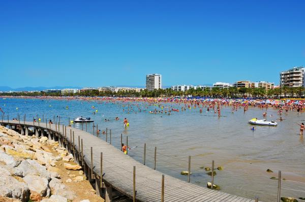 Playa de Llevant, en Salou Con niños