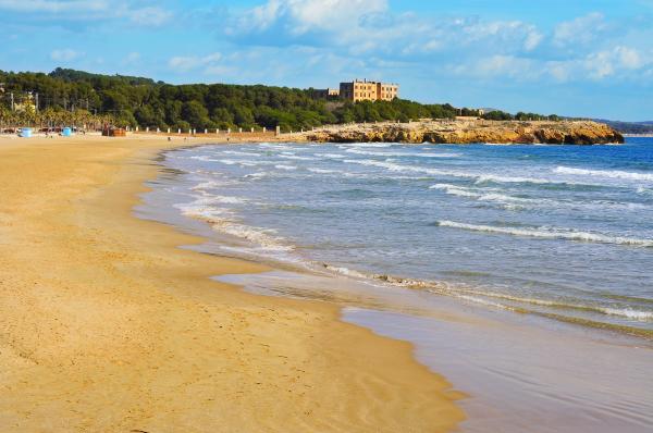 Platja de l'Arrabassada, a Tarragona amb nens