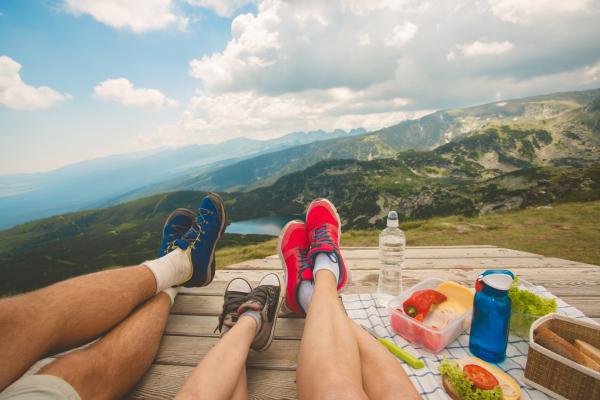 Área de picnic Font Negre, en Berga Con niños