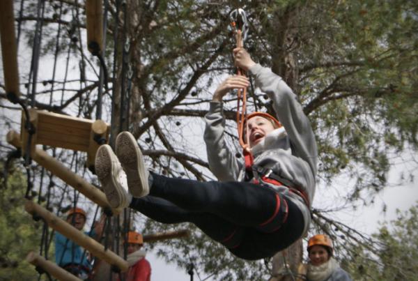 Parque de aventuras Vies Altes Con niños