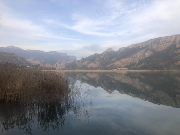 Vuelta por el pantano de San Lorenzo de Montgai, en la Noguera