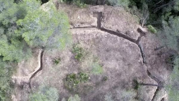 Trincheras del Barranc dels Fornets Con niños