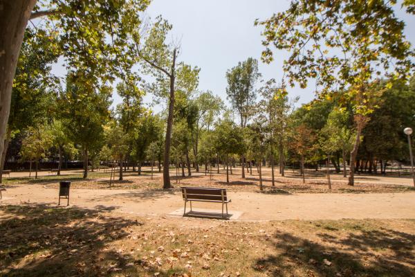 El parque y el tren de Can Mercader de Cornellà