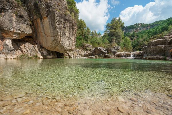 Piscines naturals, salts d'aigua, gorgs i pantans de Tarragona per visitar amb nens