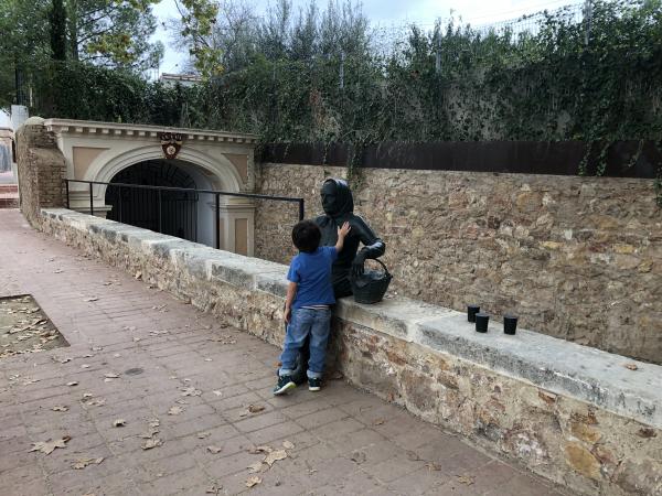 Passeig de la Boca de la Mina amb nens