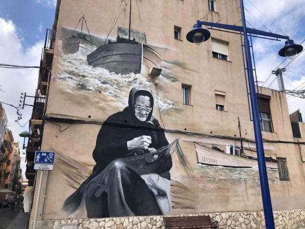 Ruta de murales por el Serrallo Con niños