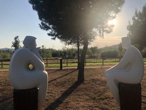 Parc dels Estanys de Platja d'Aro amb nens