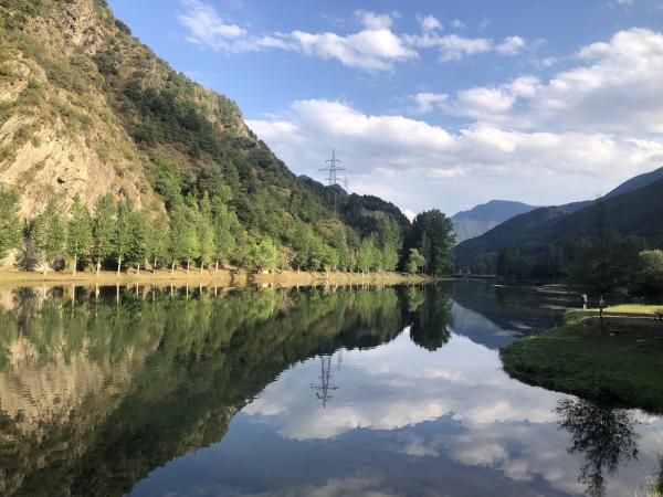 Ruta adaptada por la Mollera de Escalarre y el embalse de la Torrassa, en los Pirineos