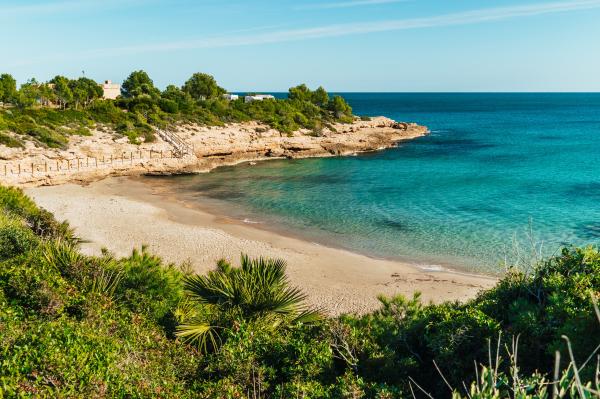 Cala de Pixavaques, a l'Ametlla de Mar amb nens