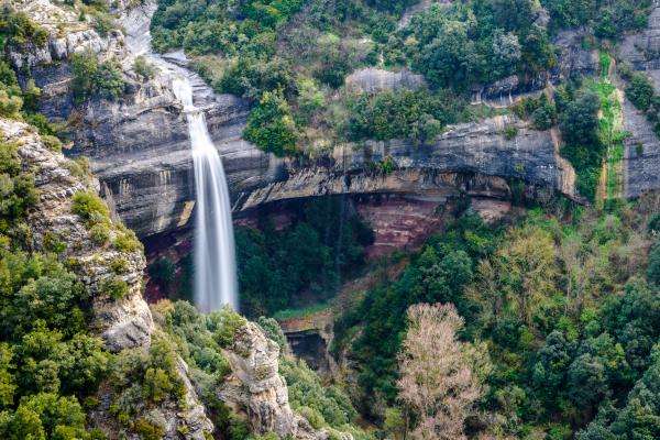 Salto del Molí Bernat en Tavertet Con niños