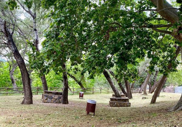 Área de ocio del Azud de Tivenys Con niños