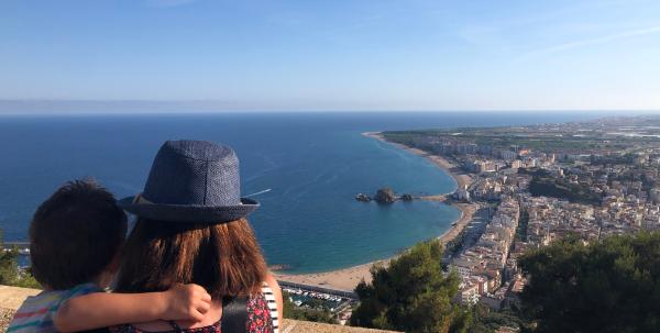 Castell de Sant Joan amb nens